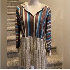 Crazy Train Hooded Blouse